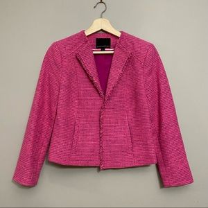 Banana Republic Pink Tweed Blazer